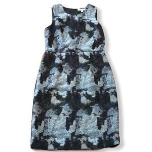 Banana Republic Marbled Brown Metallic Dress Sz 4